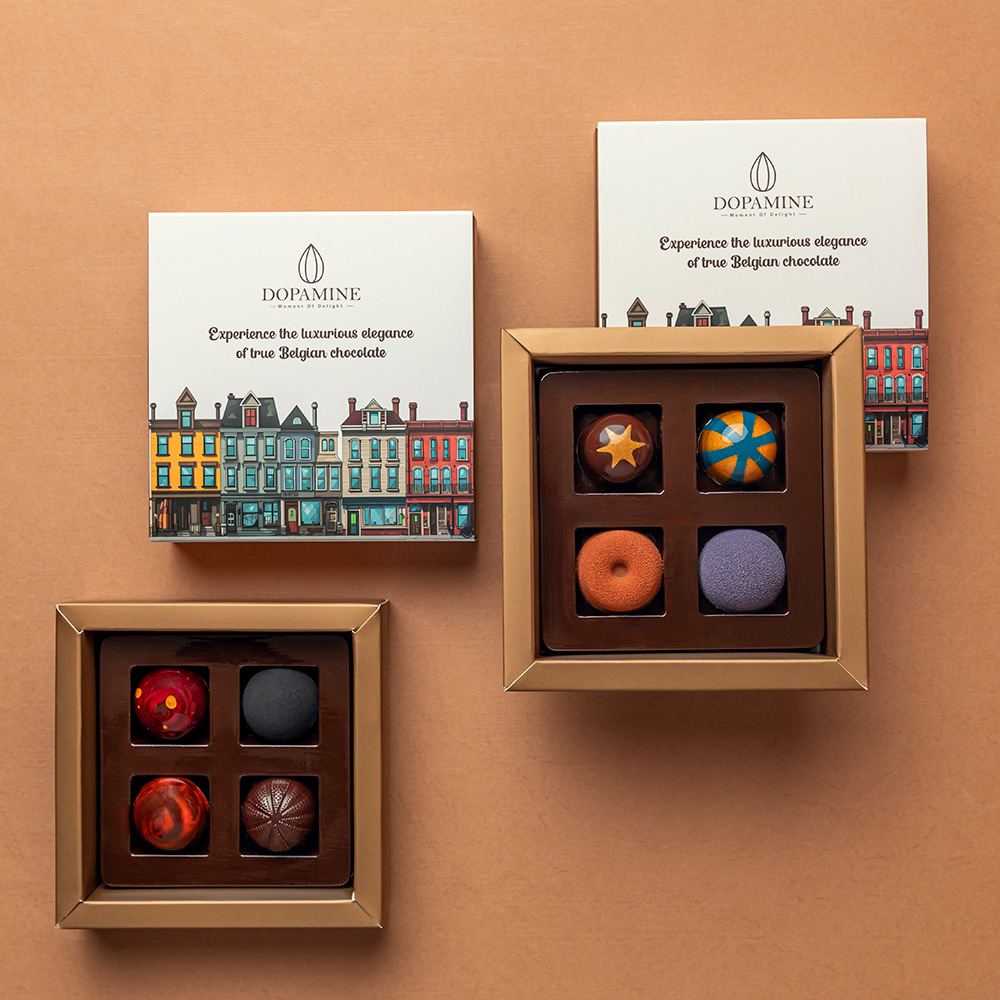 4 Assorted Chocolate Bonbons